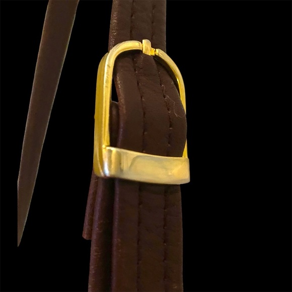 Etienne Aigner Oxblood Leather Crossbody Bag - Picture 8 of 13